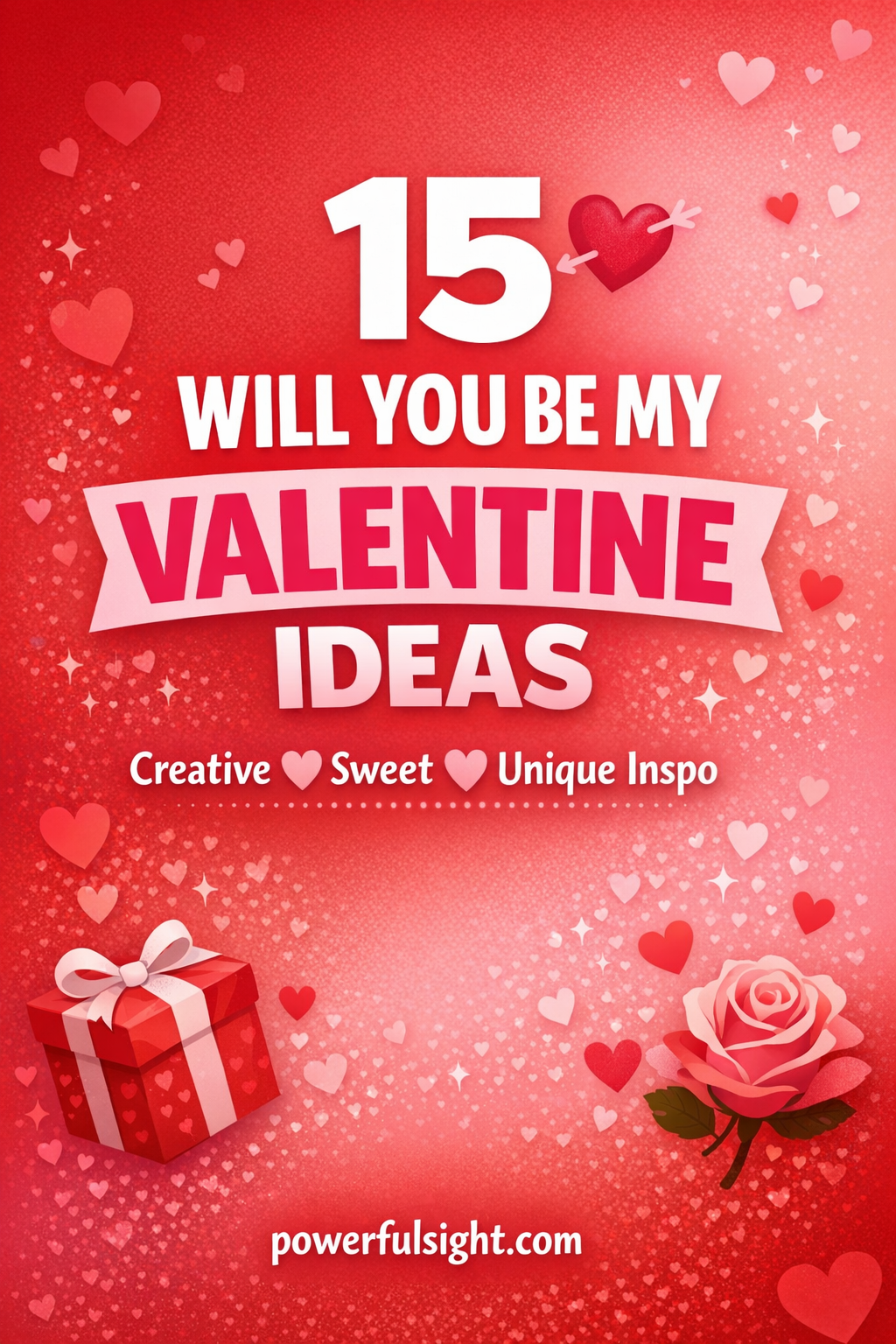 will you be my valentine ideas