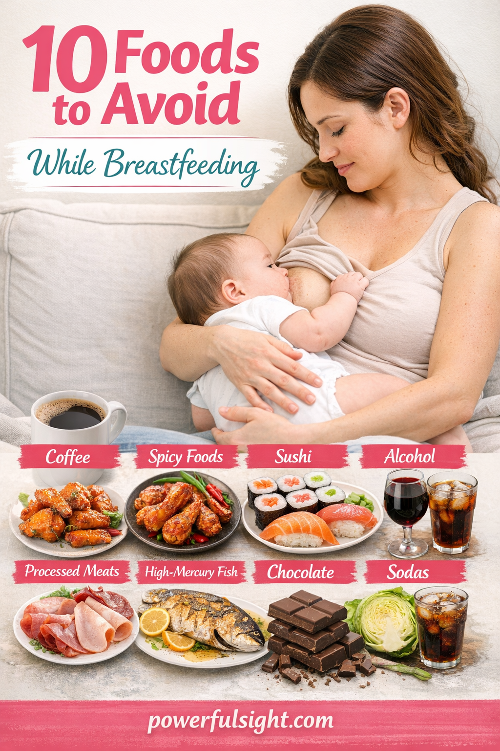 10 Foods to Avoid While Breastfeeding