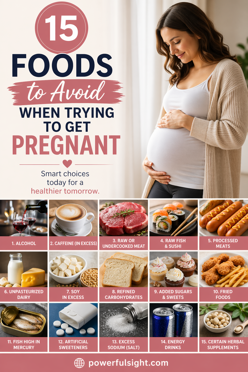 15 Foods to Avoid When Trying to Get Pregnant