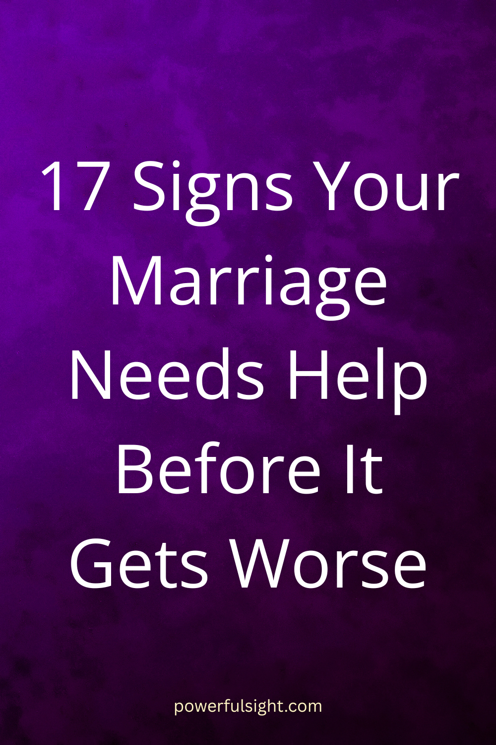 17 Signs Your Marriage Needs Help Before It Gets Worse