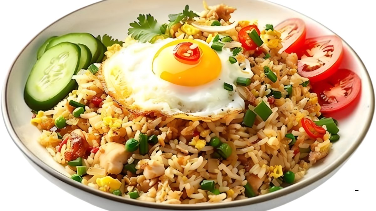 Healthy Egg Fried Brown Rice