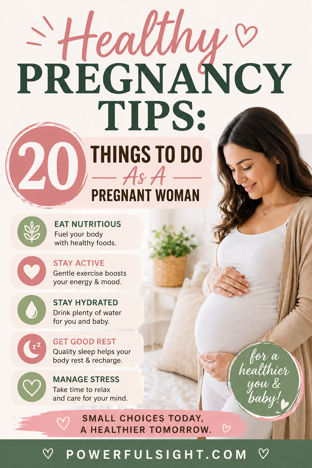 Healthy Pregnancy Tips 20 Things To Do As A Pregnant Woman