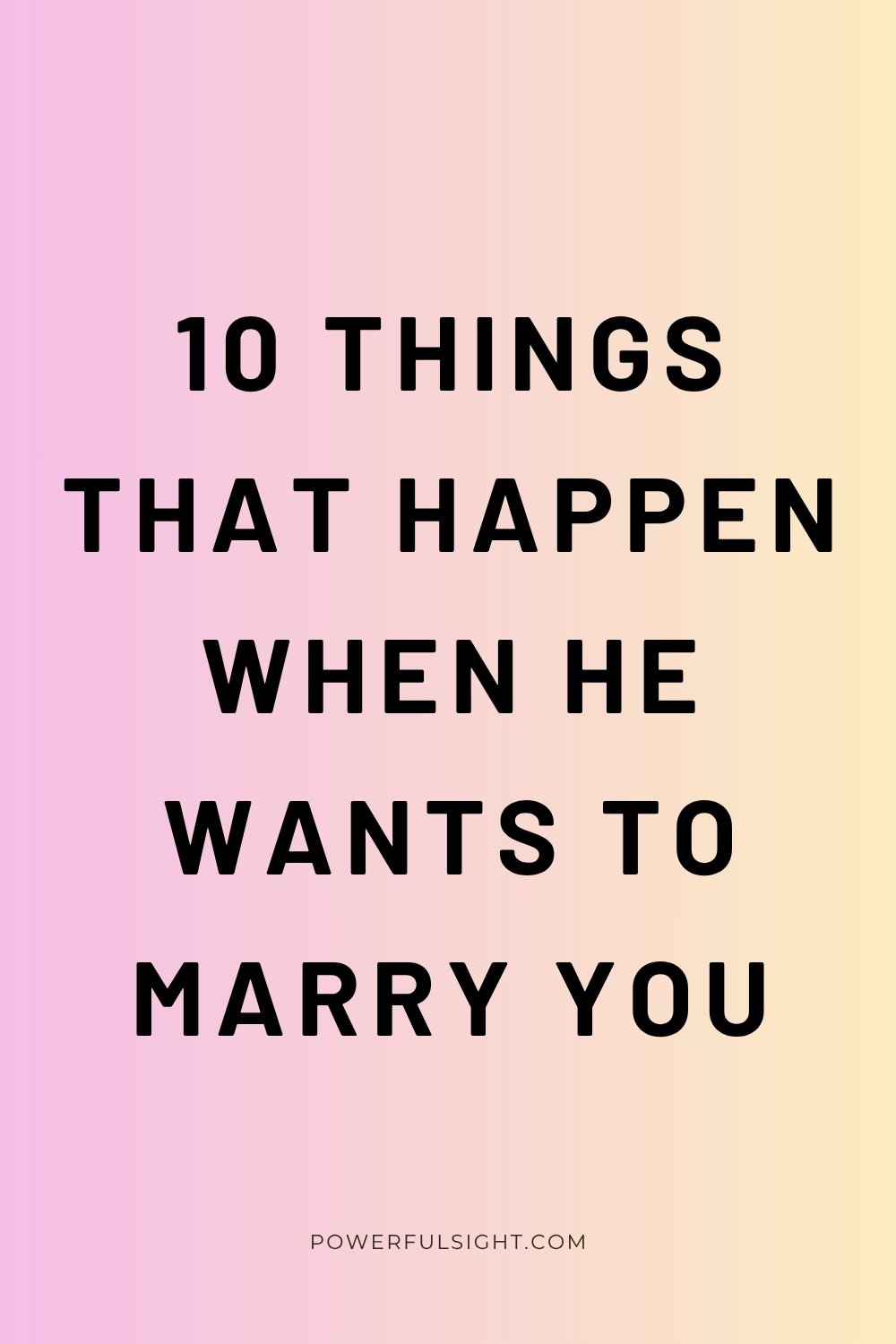 How To Know If He Wants To Marry You