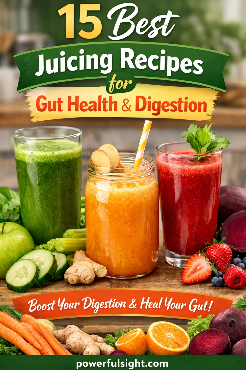 Refreshing juicing recipes for gut health