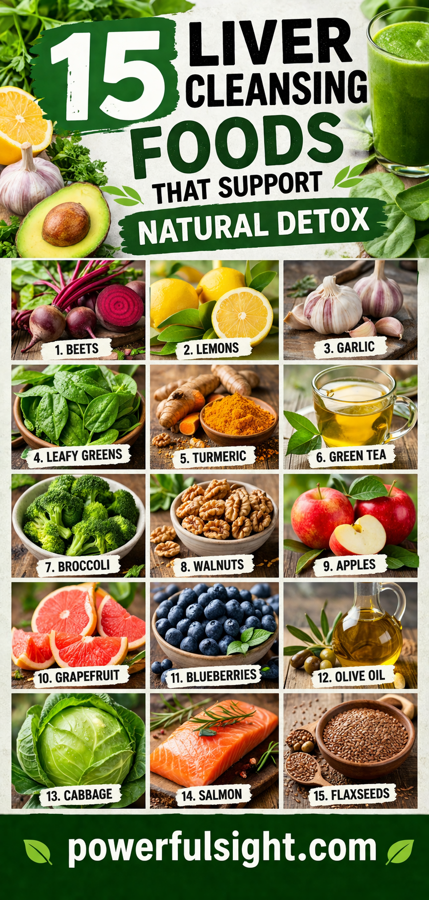 Liver Cleansing Foods: 15 Best Picks to Support Natural Detox