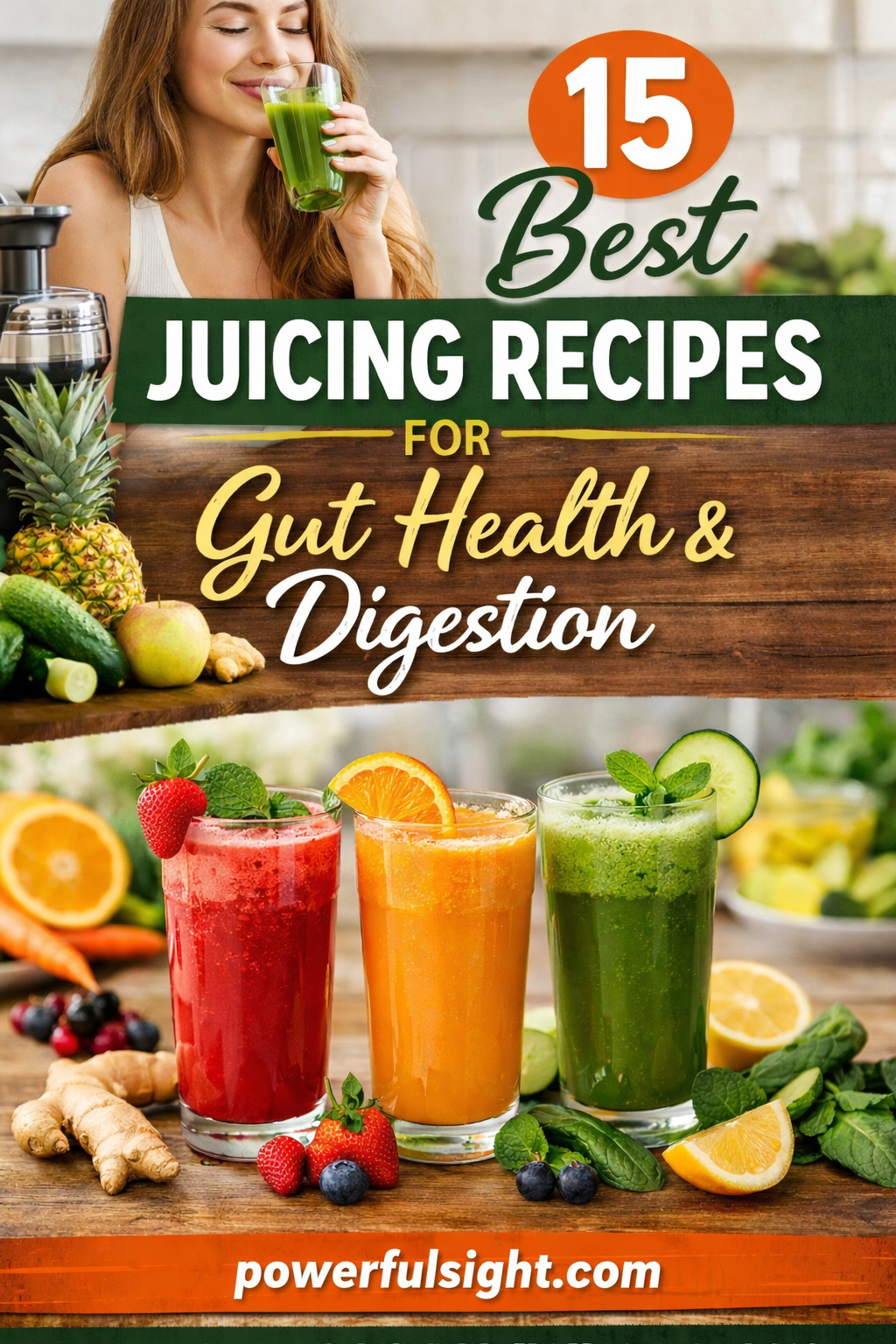 Refreshing juicing recipes for gut health