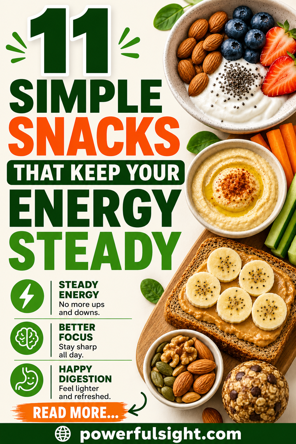 11 Simple Snacks That Keep Your Energy Steady