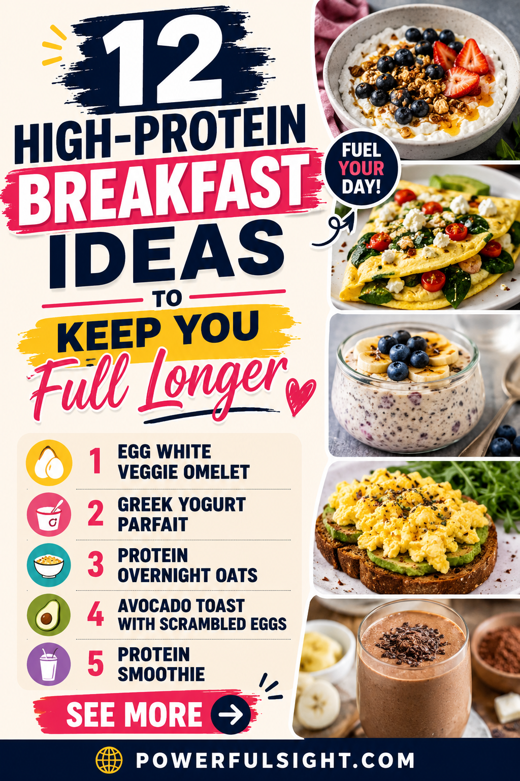 12 High-Protein Breakfast Ideas to Keep You Full Longer