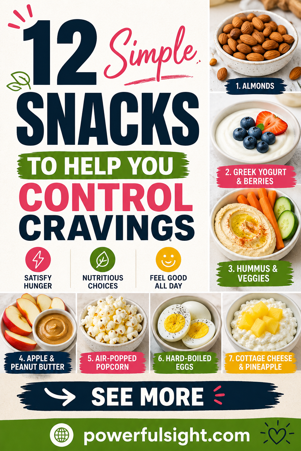 12 Simple Snacks to Help You Control Cravings