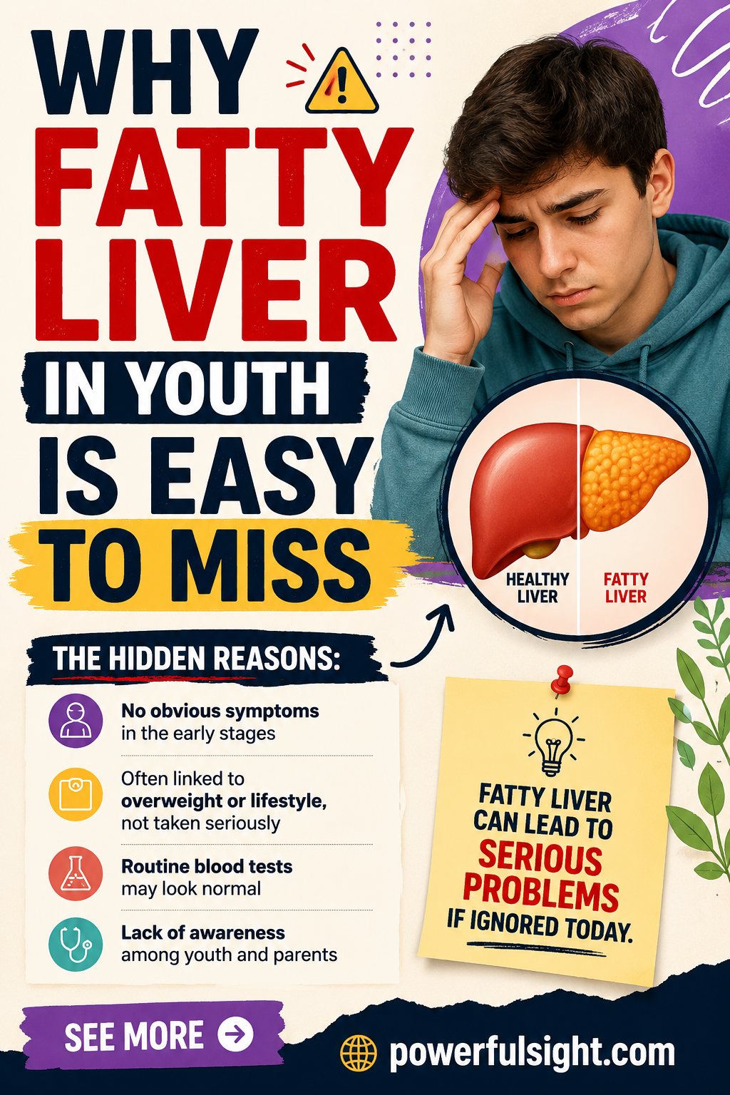 Fatty liver in young people...