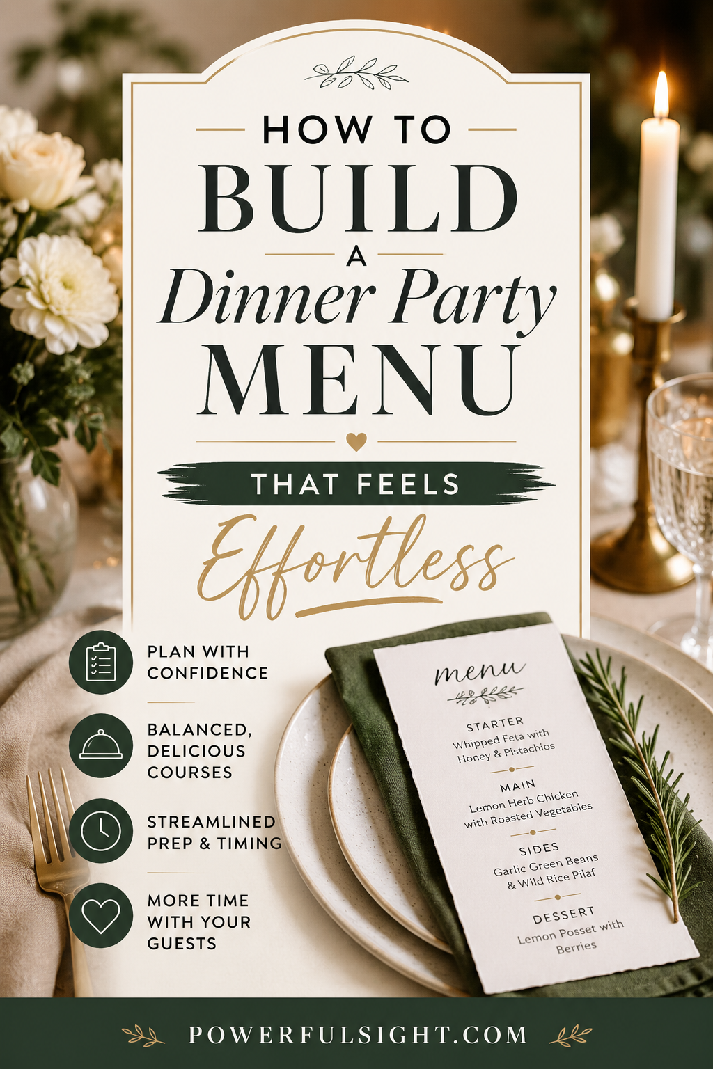 How to Build a Dinner Party Menu That Feels Effortless