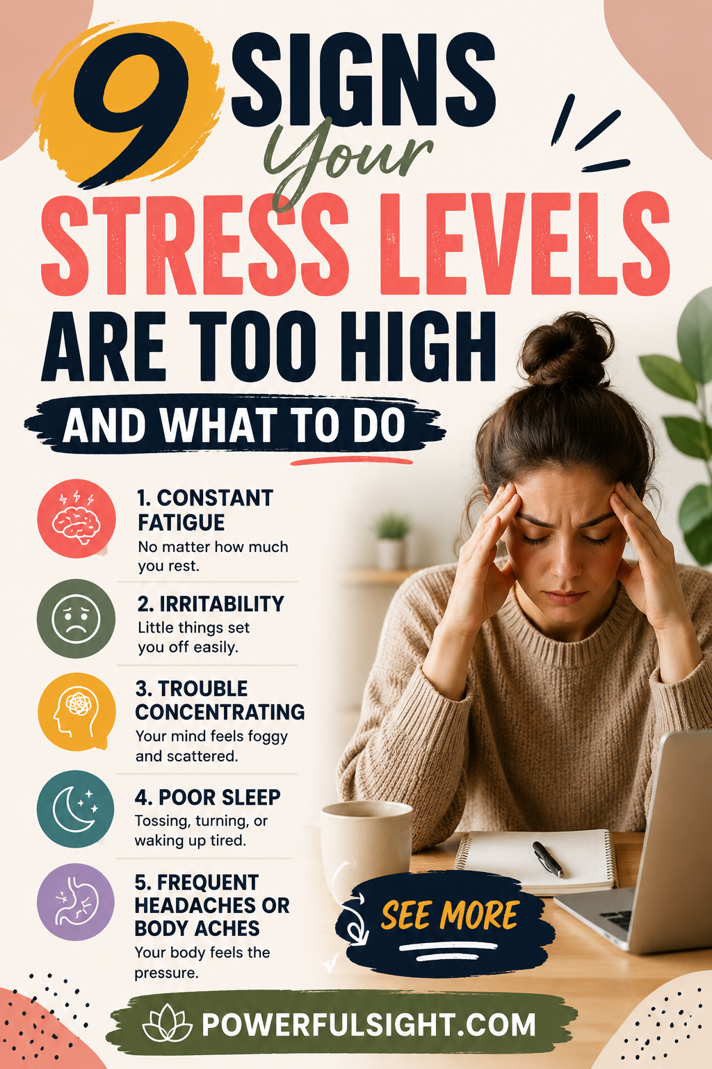 Signs your stress level is high