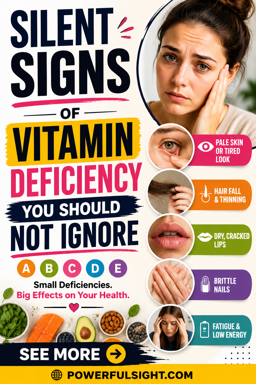 Silent Signs of Vitamin Deficiency You Should Not Ignore