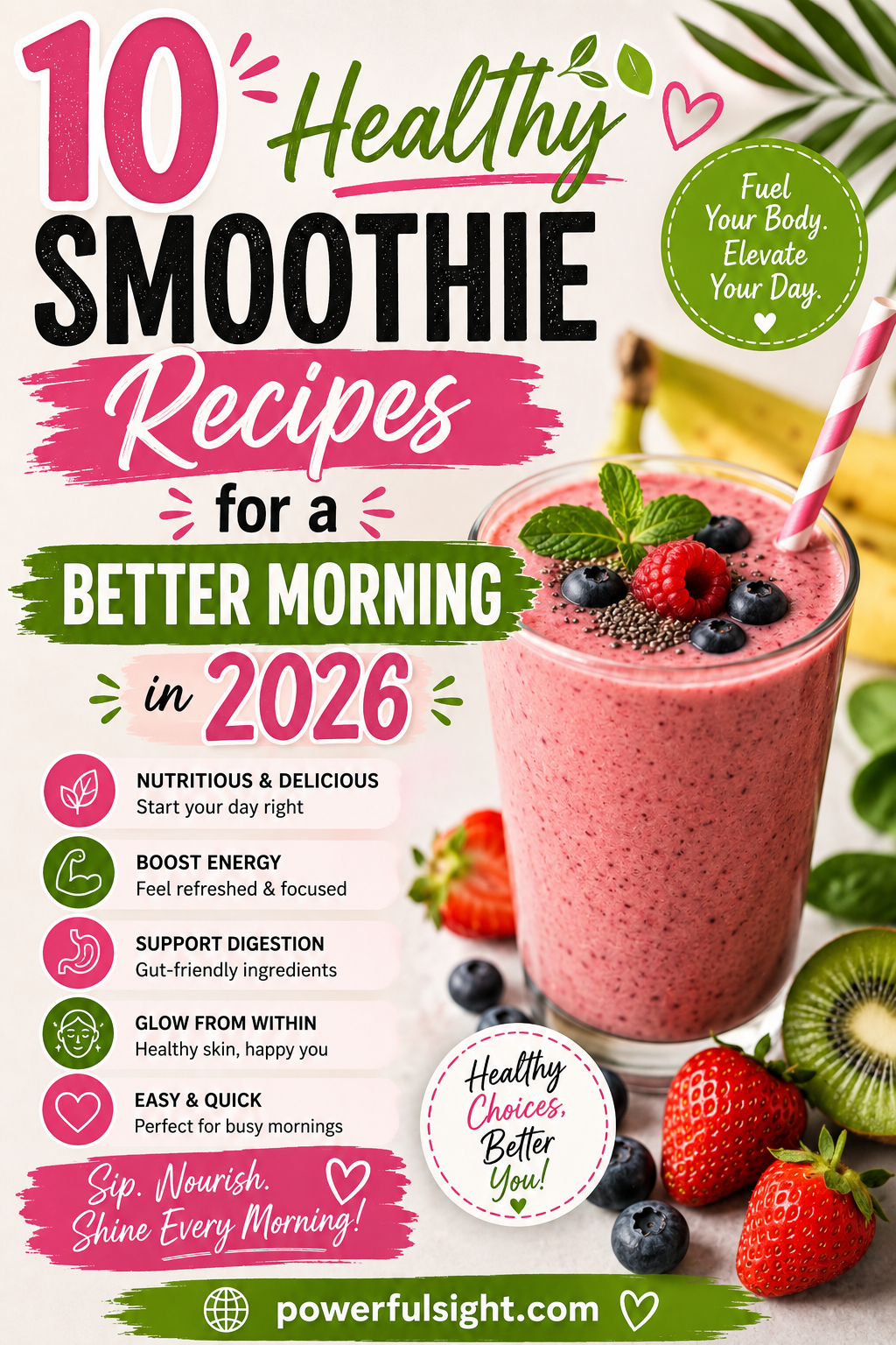 10 Healthy Smoothie Recipes for a Better Morning in 2026
