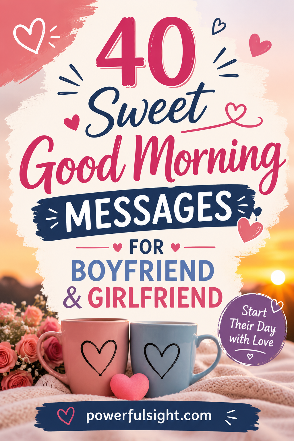 40 Sweet Good Morning Messages for Boyfriend and Girlfriend