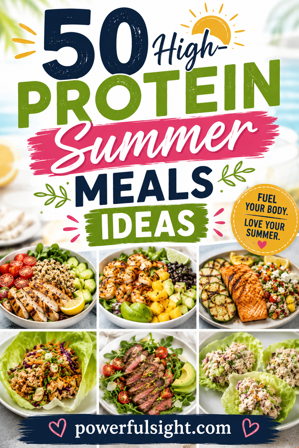 50 High-Protein Summer Meals Ideas