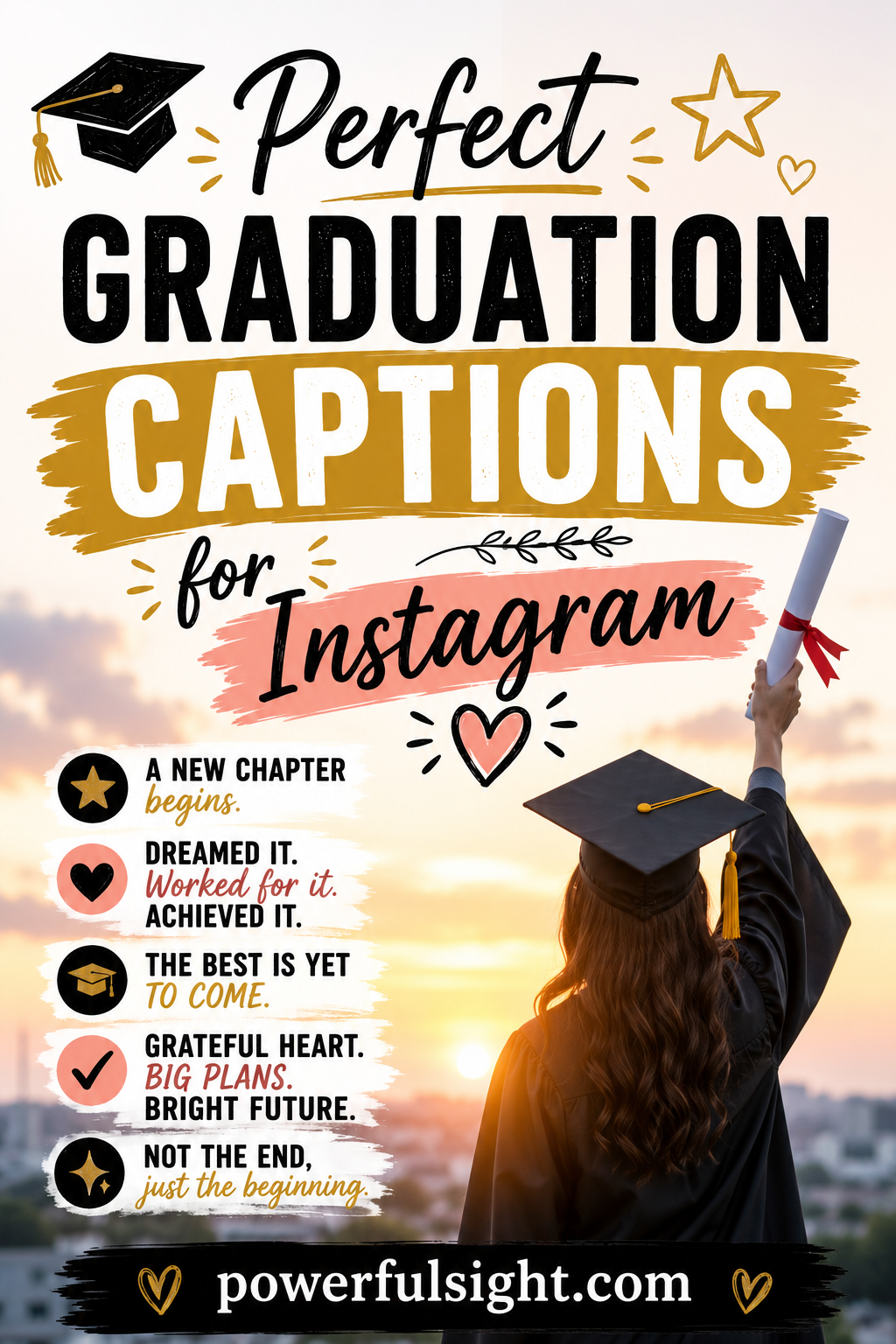 Perfect Graduation Captions for Instagram 