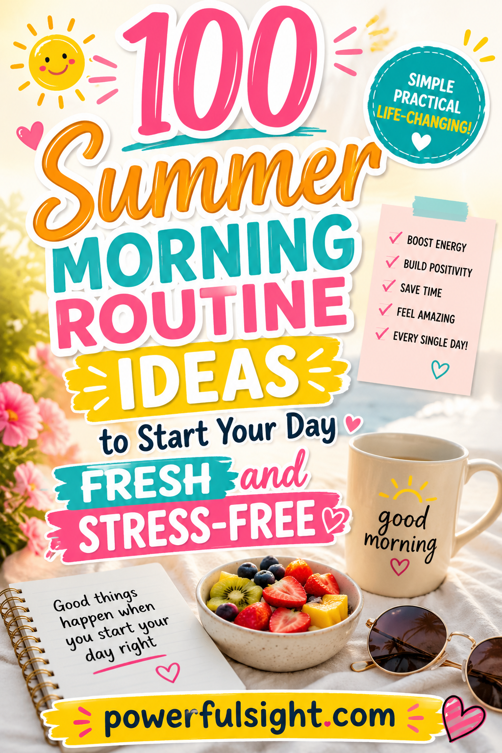 Summer Morning Routine Ideas to Start Your Day Fresh and Stress-Free
