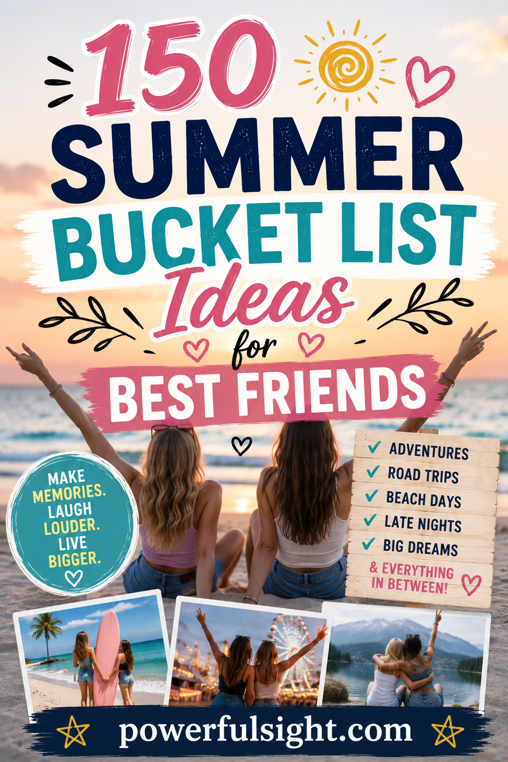 Summer bucklists for friends