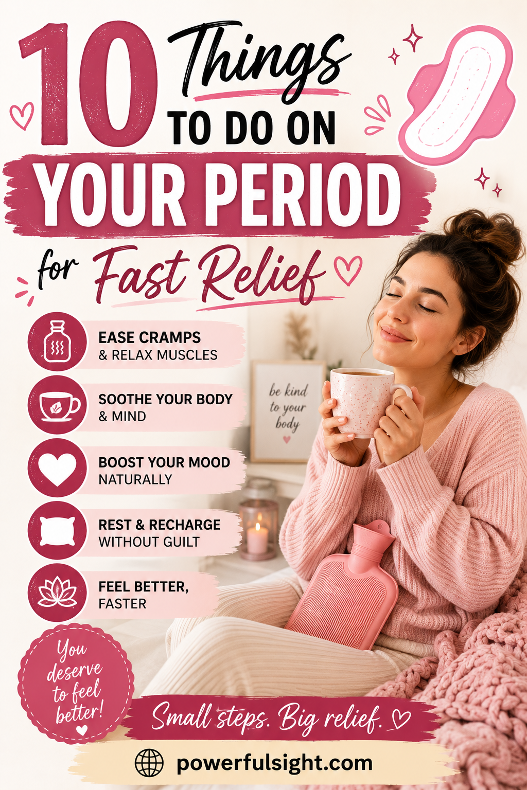 10 Things to Do on Your Period for Fast Relief