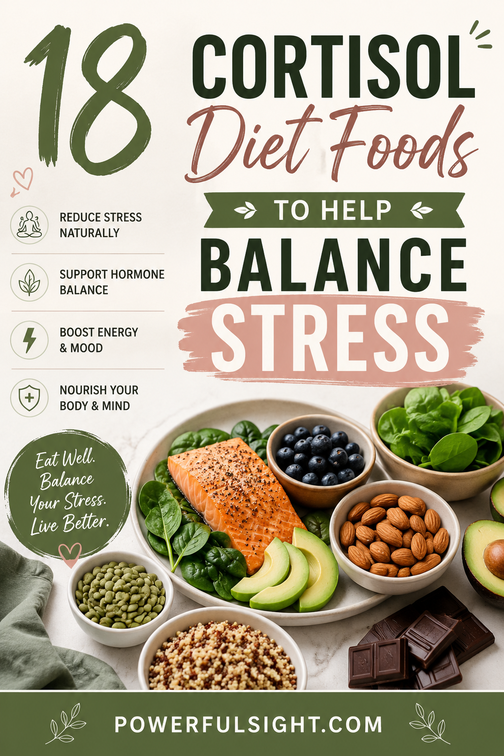 18 Cortisol Diet Foods to Help Balance Stress