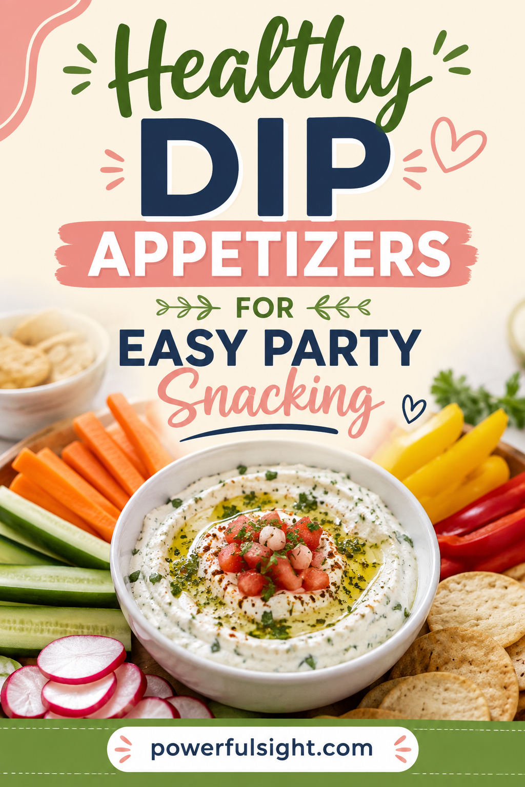 Healthy Dip Appetizers for Easy Party Snacking