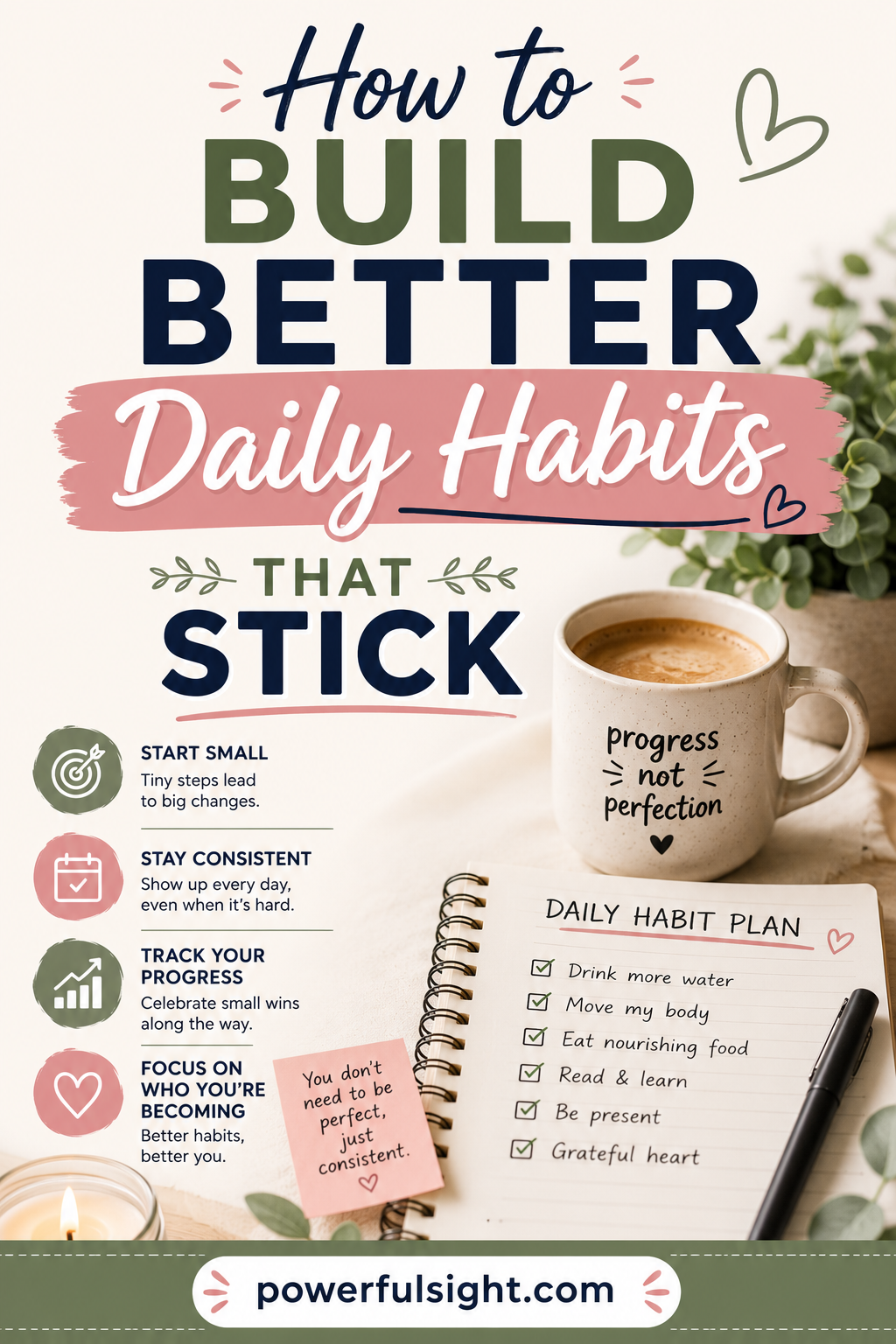 How to Build Better Daily Habits That Actually Stick