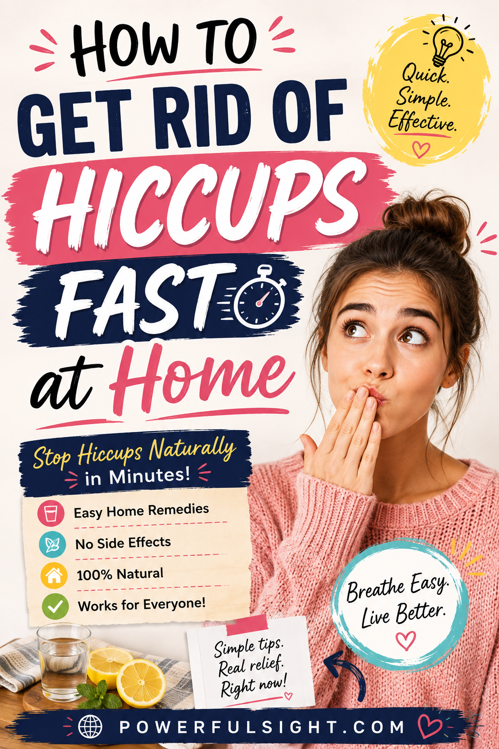 How to Get Rid of Hiccups Fast at Home