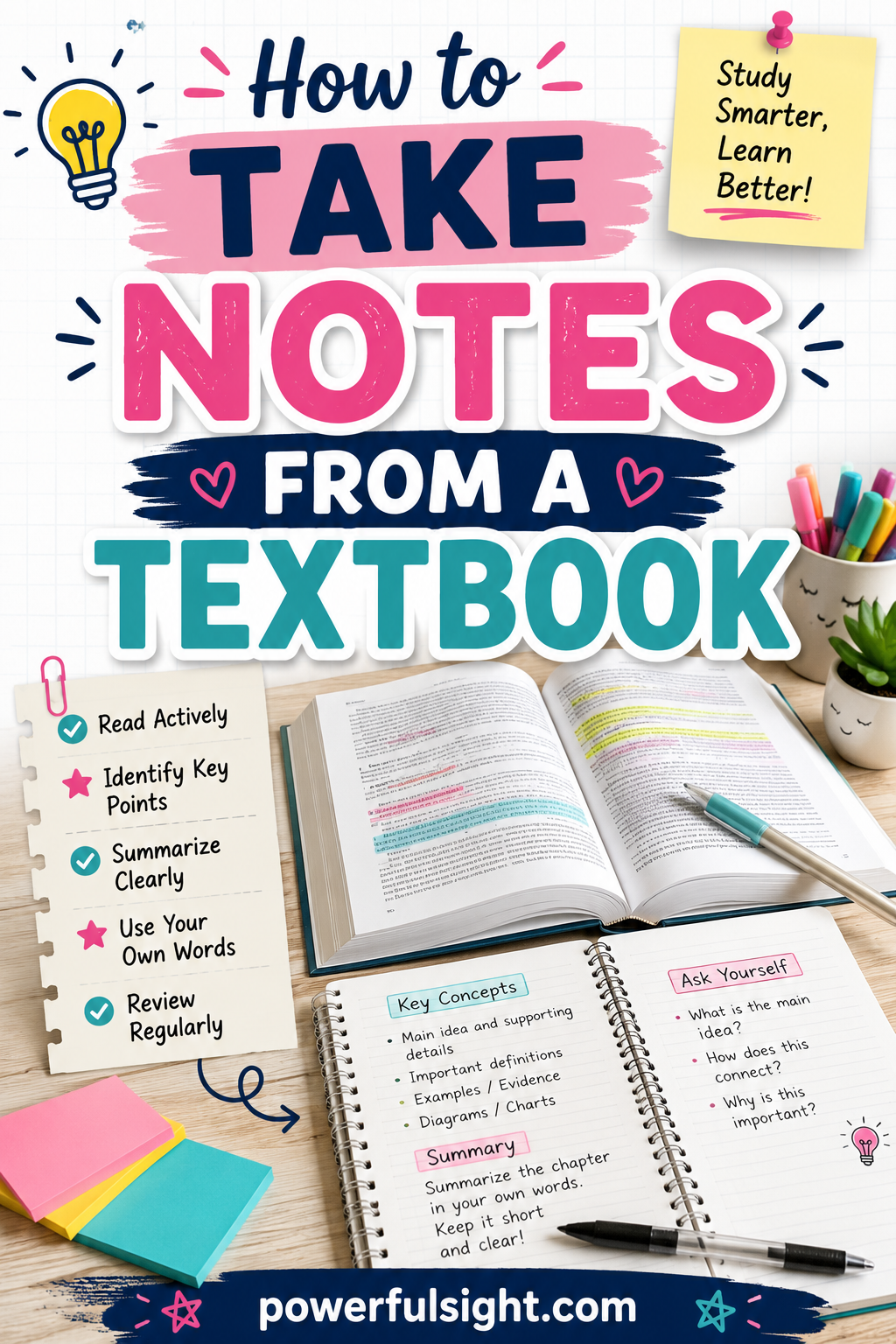 How to Take Notes From a Textbook