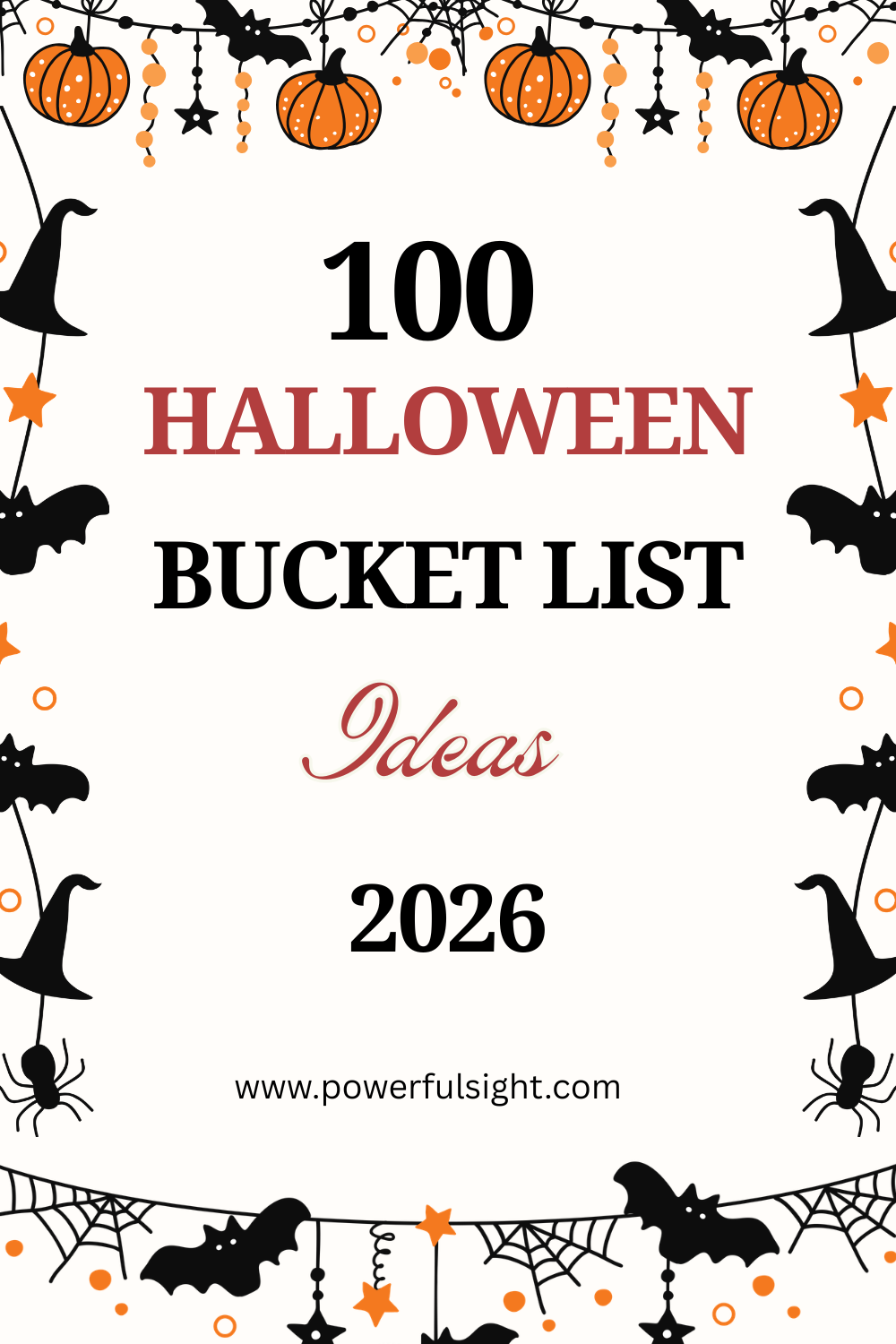100 Fun Halloween Bucket List Ideas for 2026