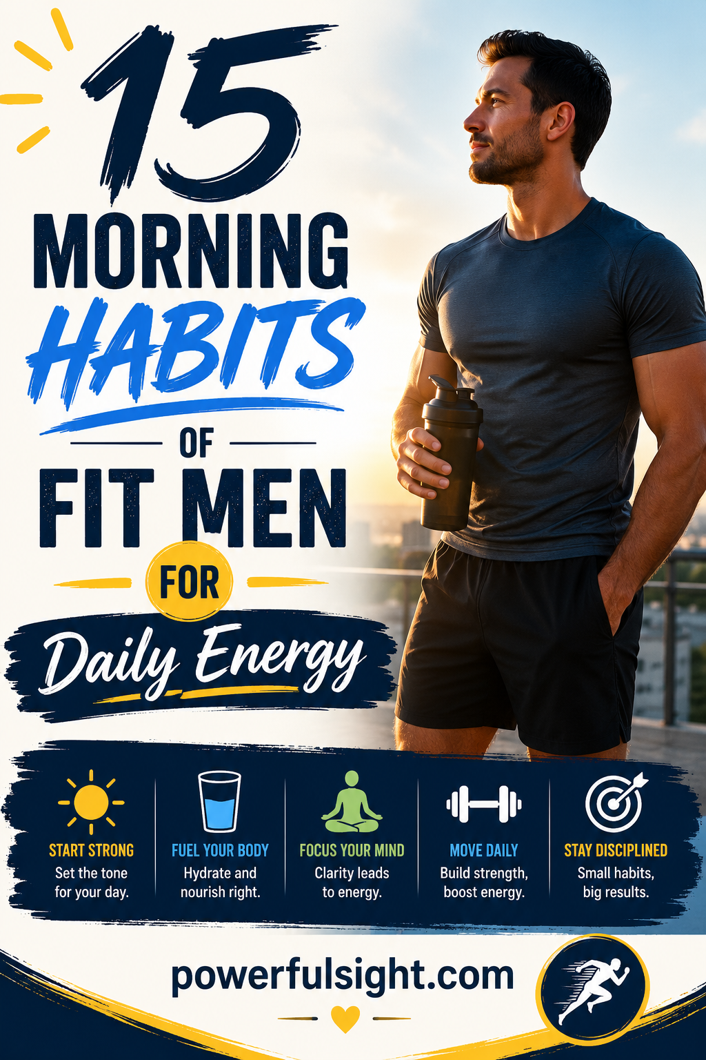 15 Morning Habits of Fit Men for Daily Energy