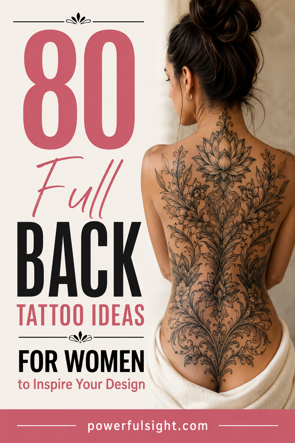 80 Full Back Tattoo Ideas for Women to Inspire Your Design