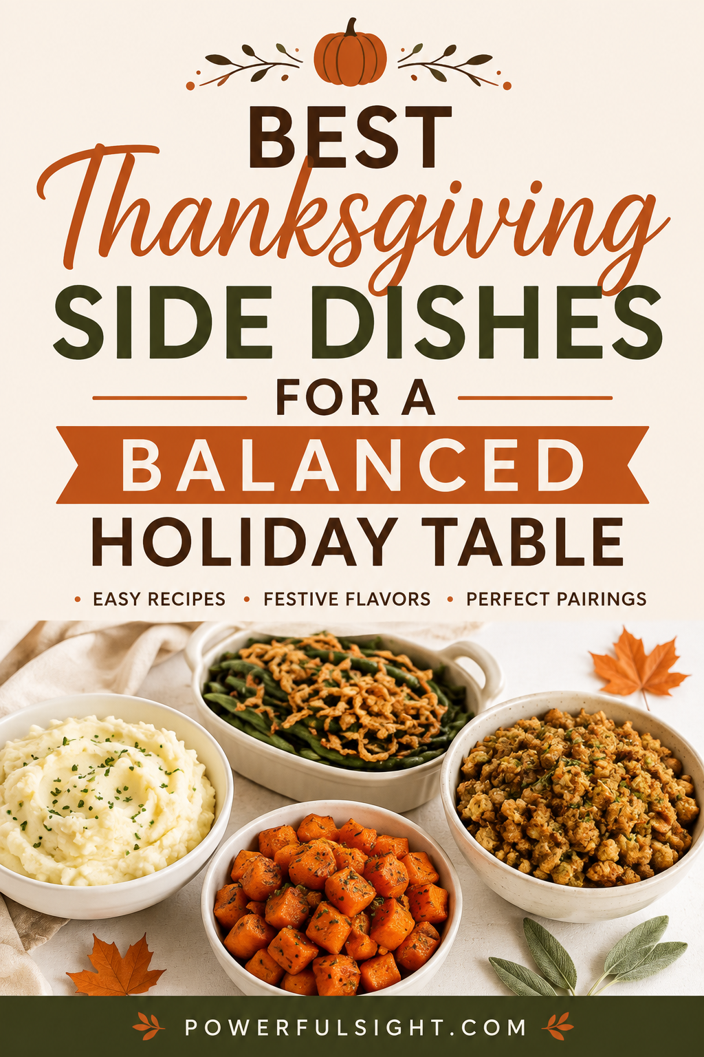 Best Thanksgiving Side Dishes for a Balanced Holiday Table