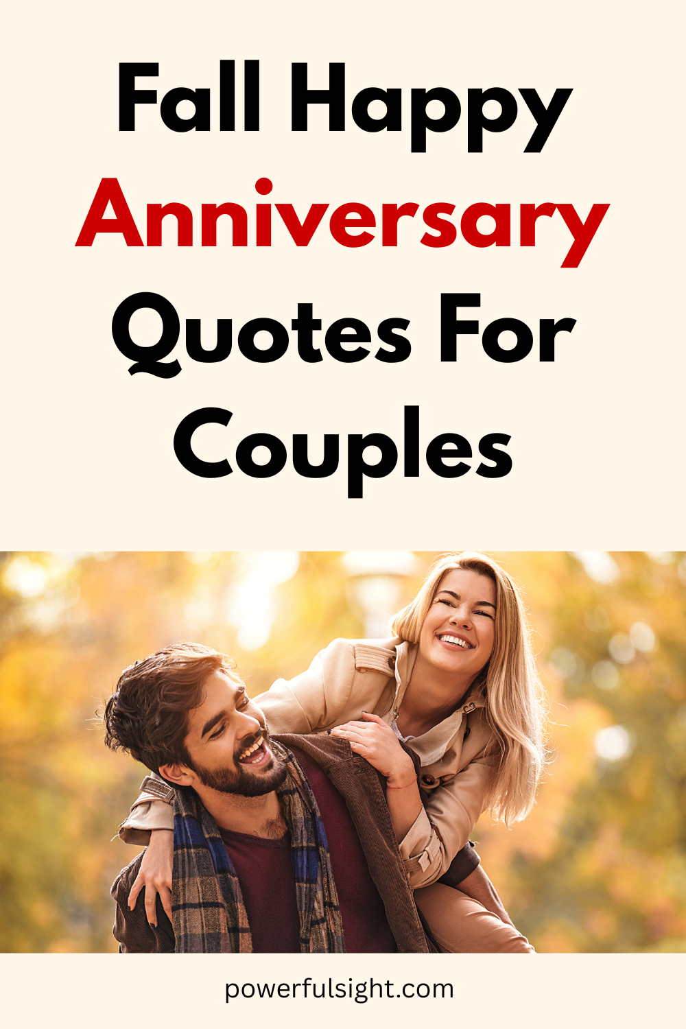 Fall Happy Anniversary Quotes For Couples
