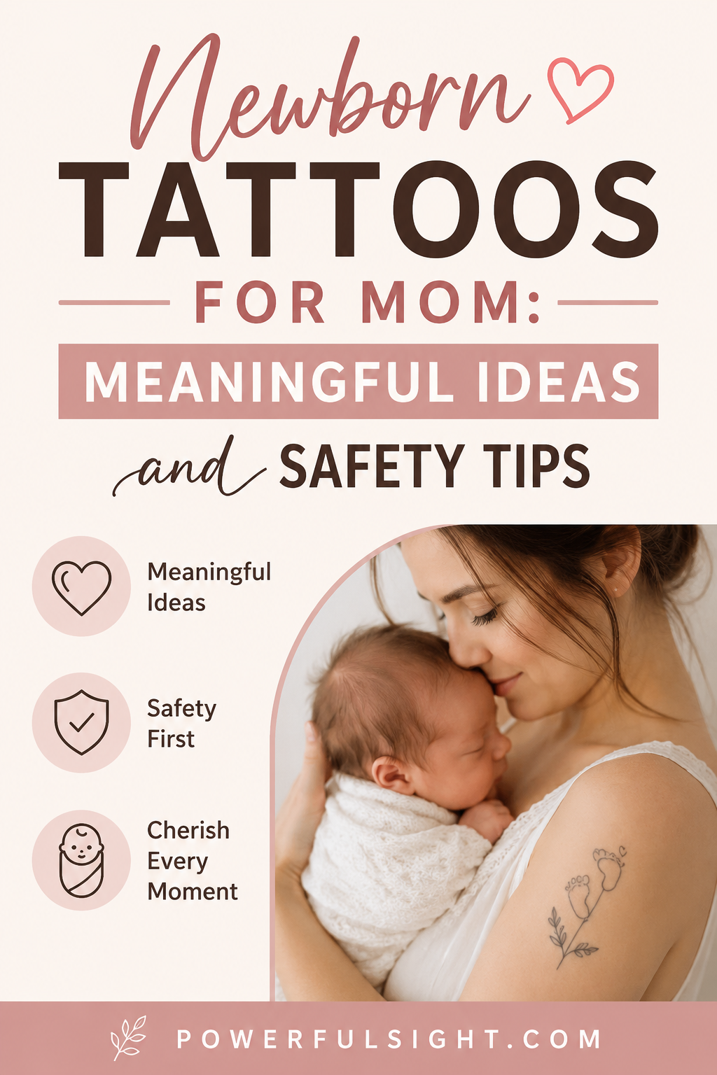Newborn Tattoos for Mom