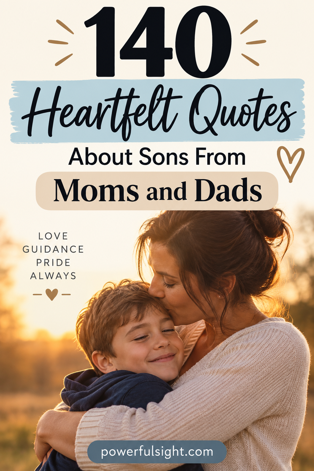 140 Heartfelt Quotes About Sons From Moms and Dads