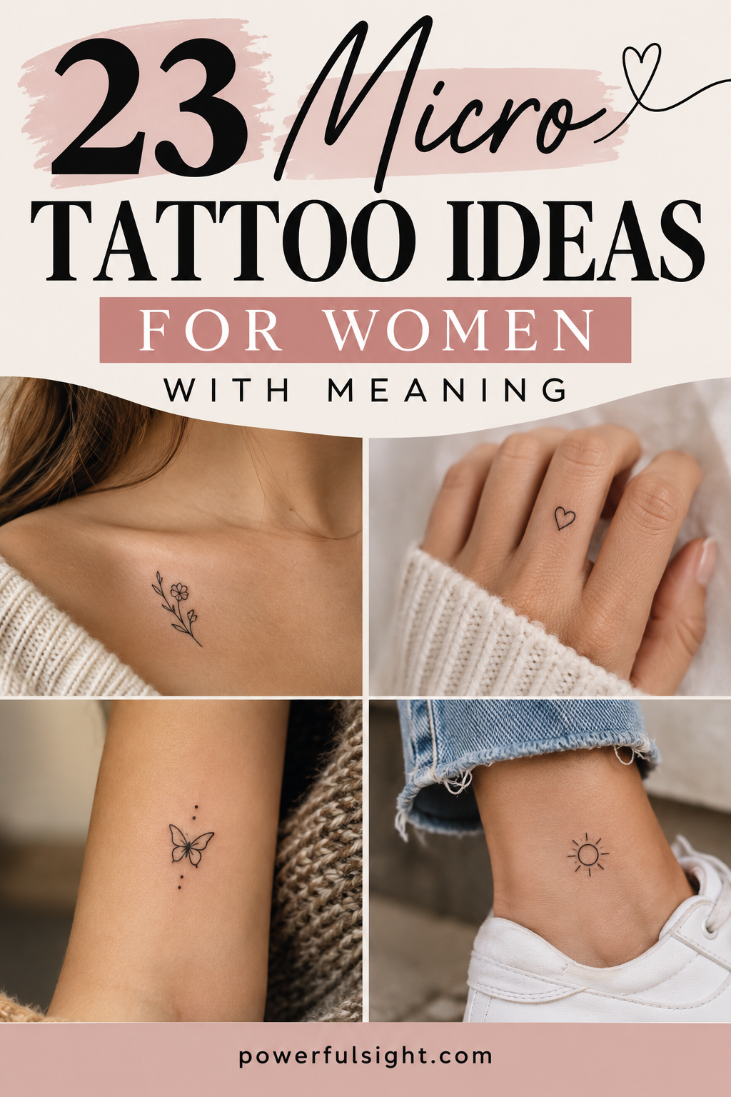 23 Micro Tattoo Ideas for Women With Meaning