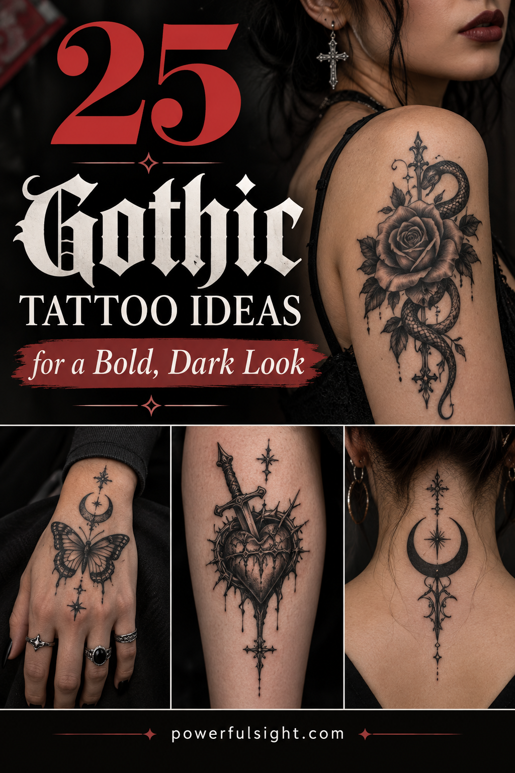 25 Gothic Tattoo Ideas