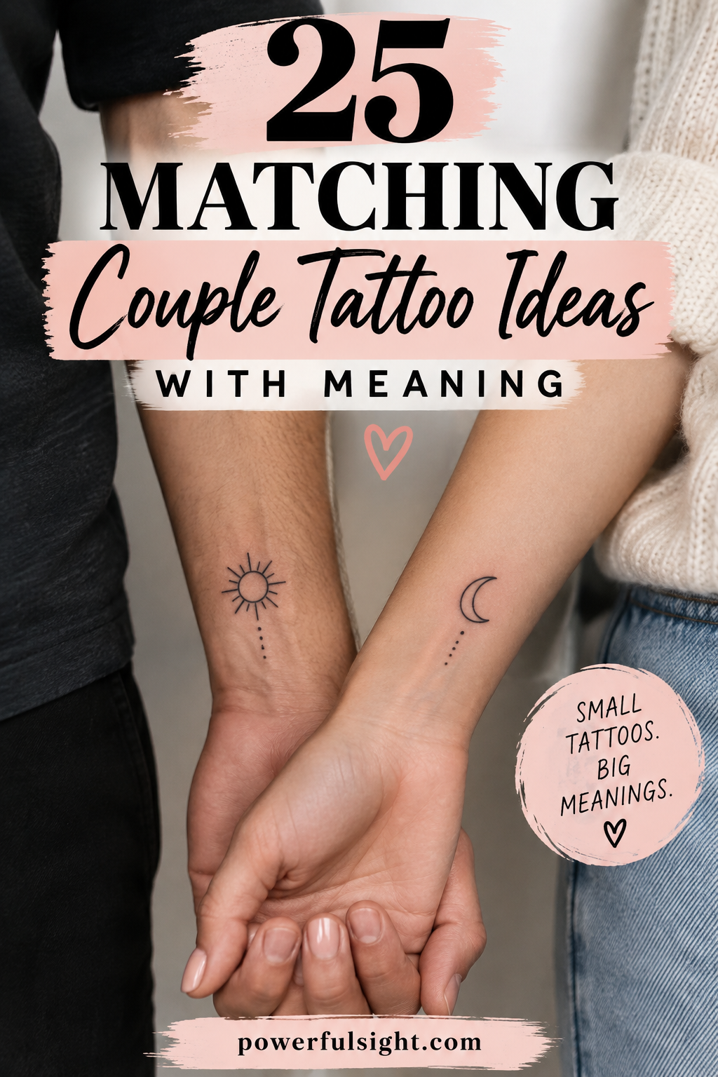 25 Matching Couple Tattoo Ideas With Meaning