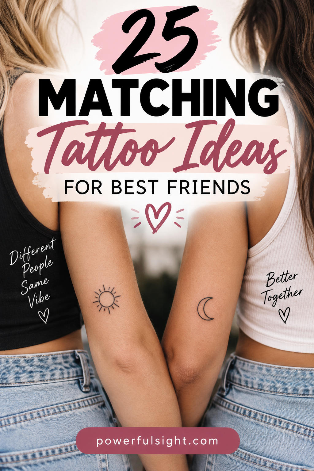 25 Matching Tattoo Ideas for Best Friends