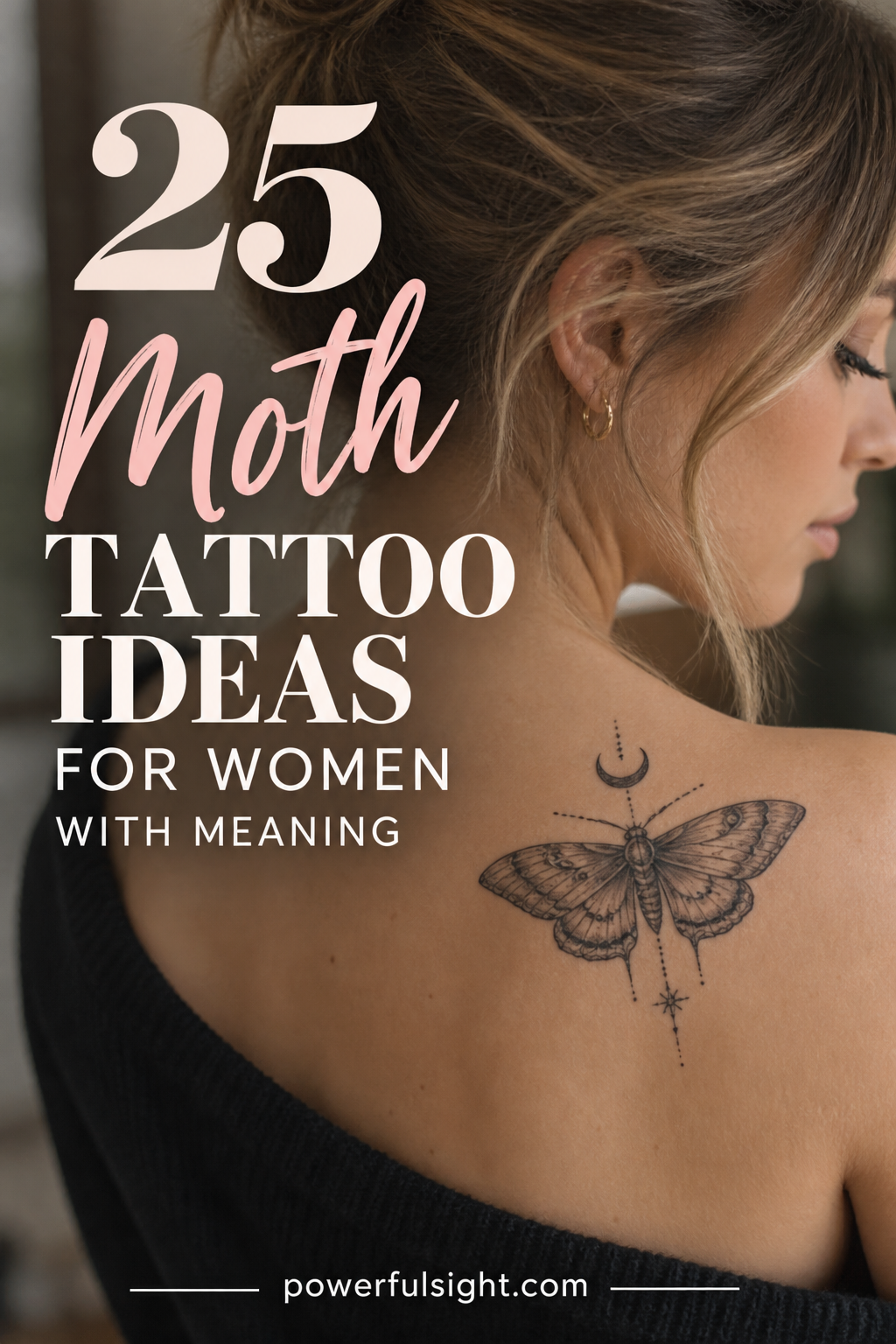 25 Moth Tattoo Ideas for Women With Meaning