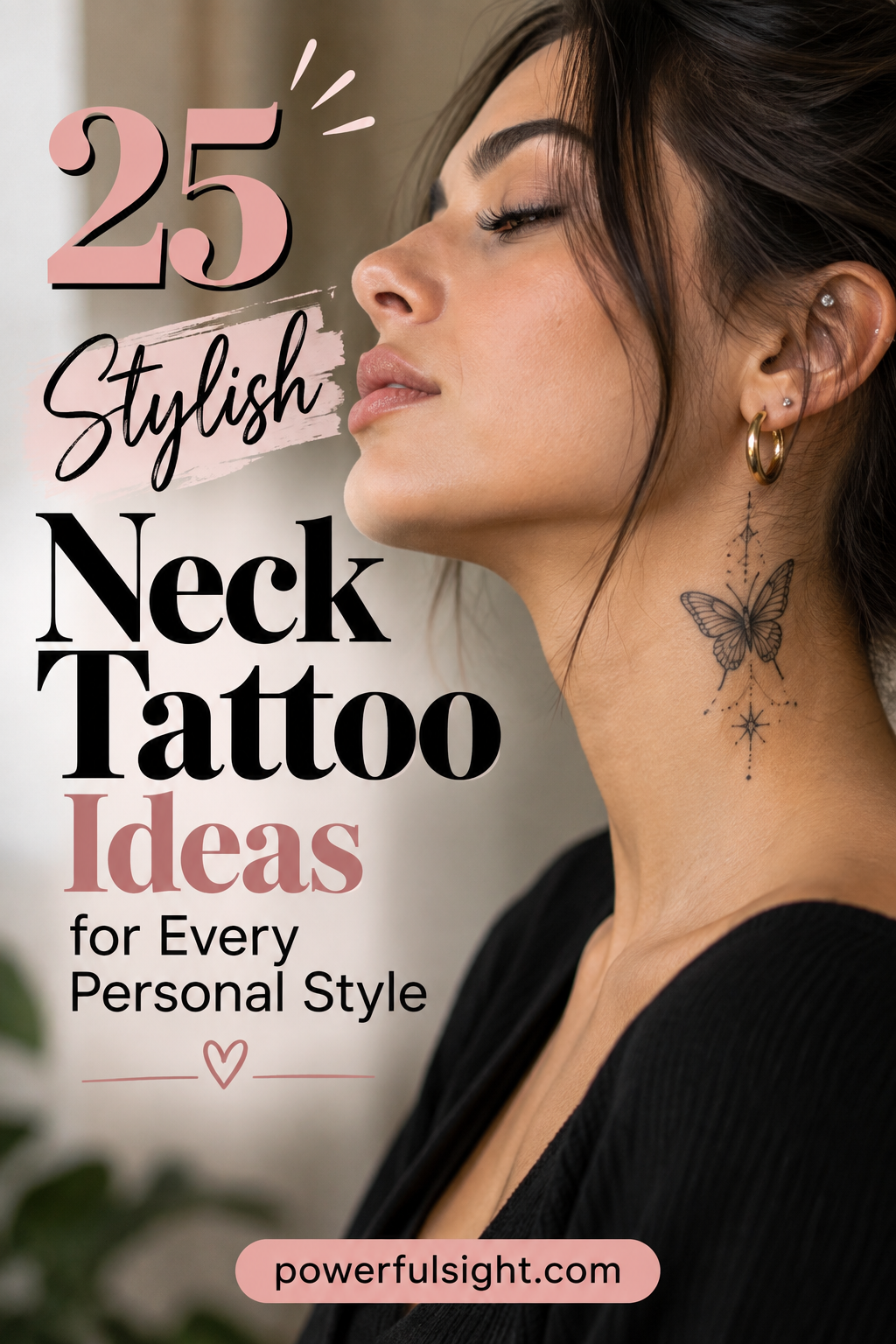 Stylish neck tattoo ideas