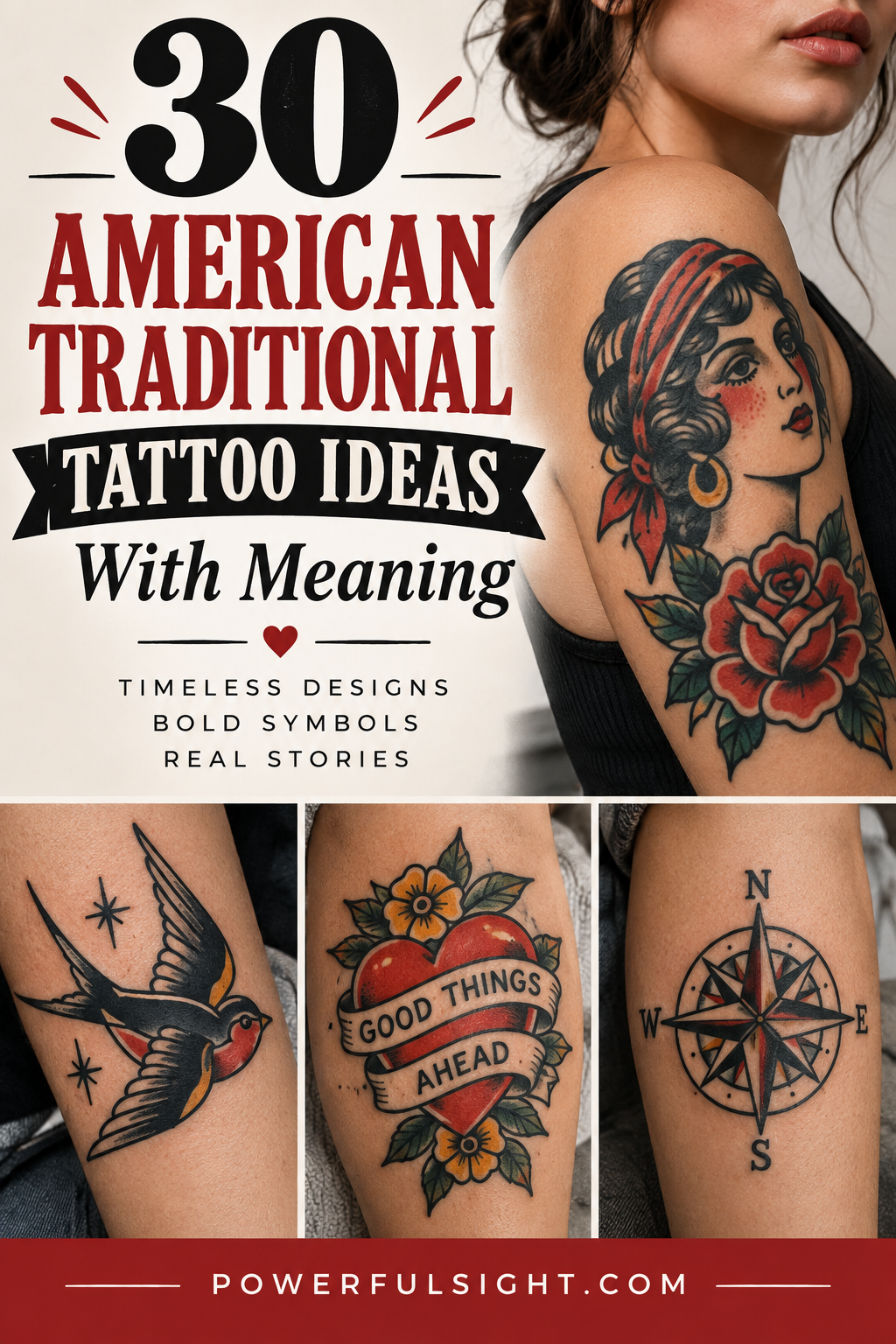 30 American Traditional Tattoo Ideas With Meaning