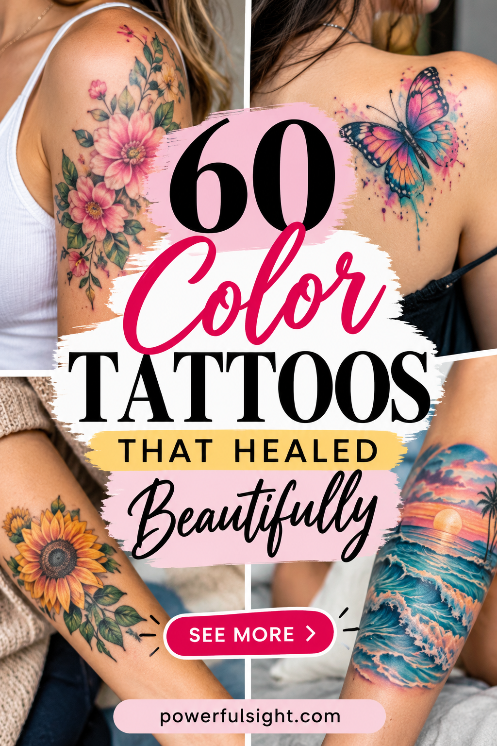 60 Color Tattoos That Healed Beautifully