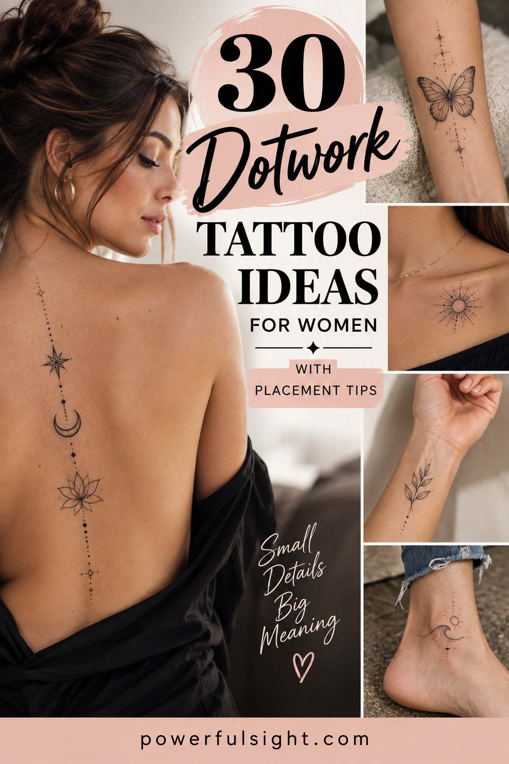 Dotwork Tattoo Ideas for Women