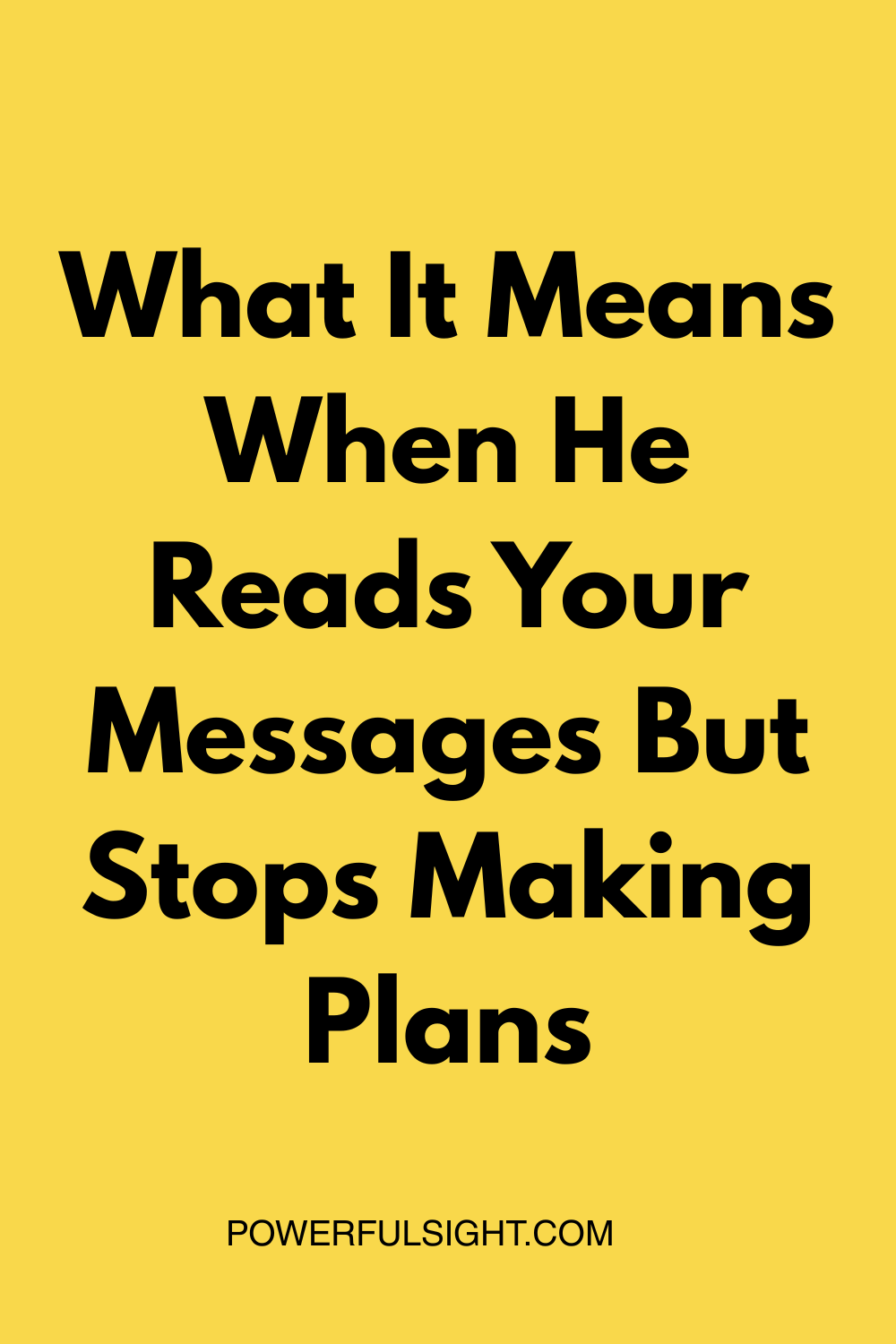 He Reads Your Messages But Stops Making Plans: What It Means
