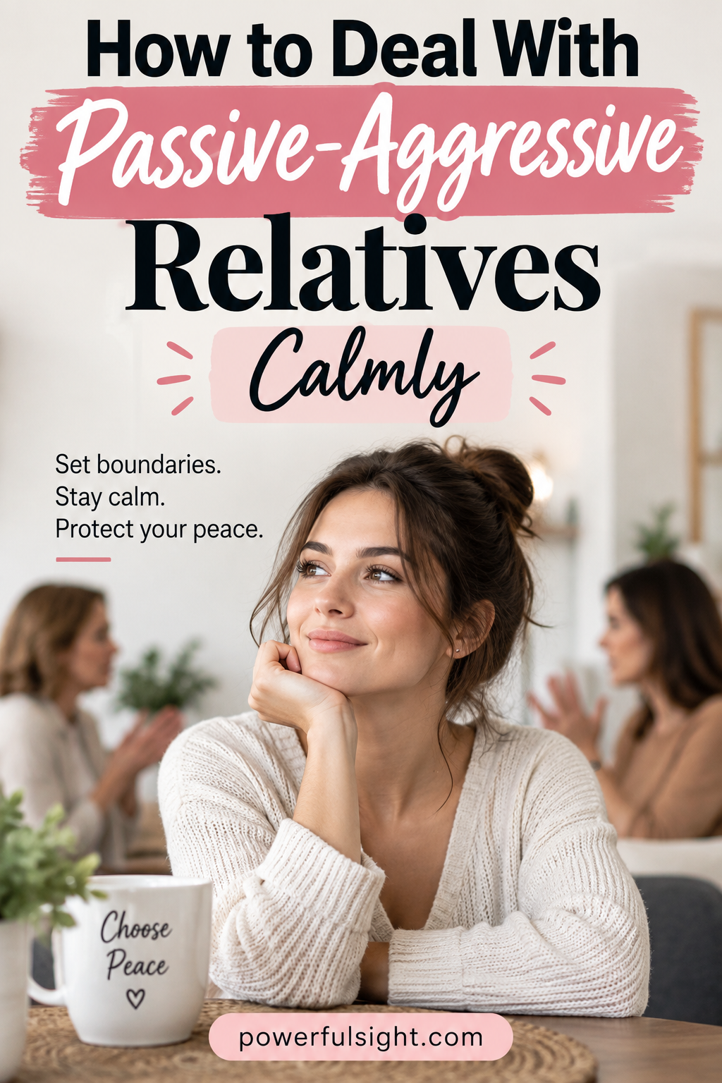How to Deal With Passive-Aggressive Relatives Calmly