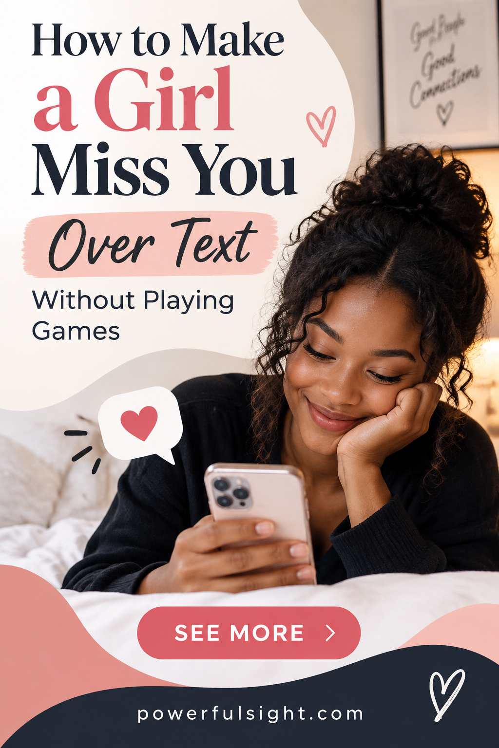 How to Make a Girl Miss You Over Text Without Playing Games