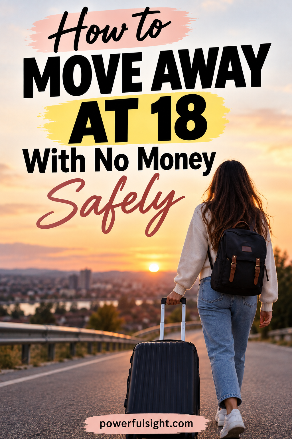 How to Move Away at 18 With No Money Safely