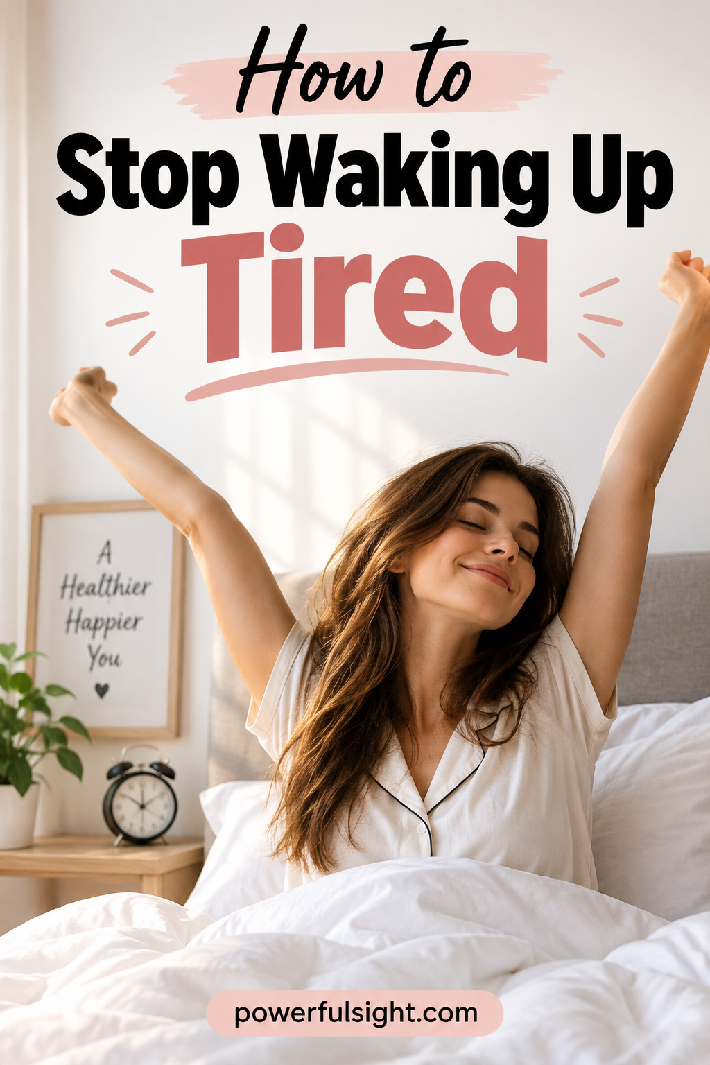 How to stop waking up tired